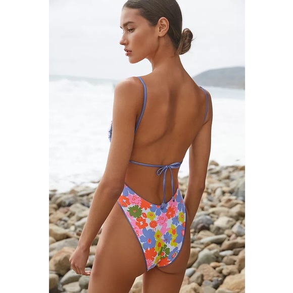 MAAJI Anthropologie - Billie Metallic One Piece Swimsuit - M - Picture 12 of 16